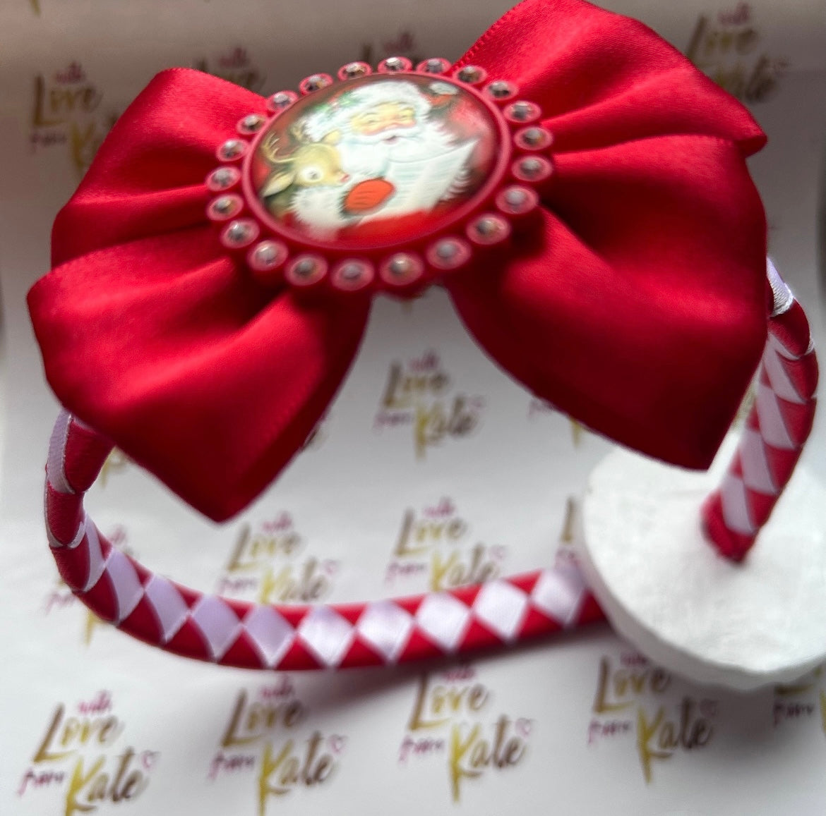 Father Christmas woven Alice band