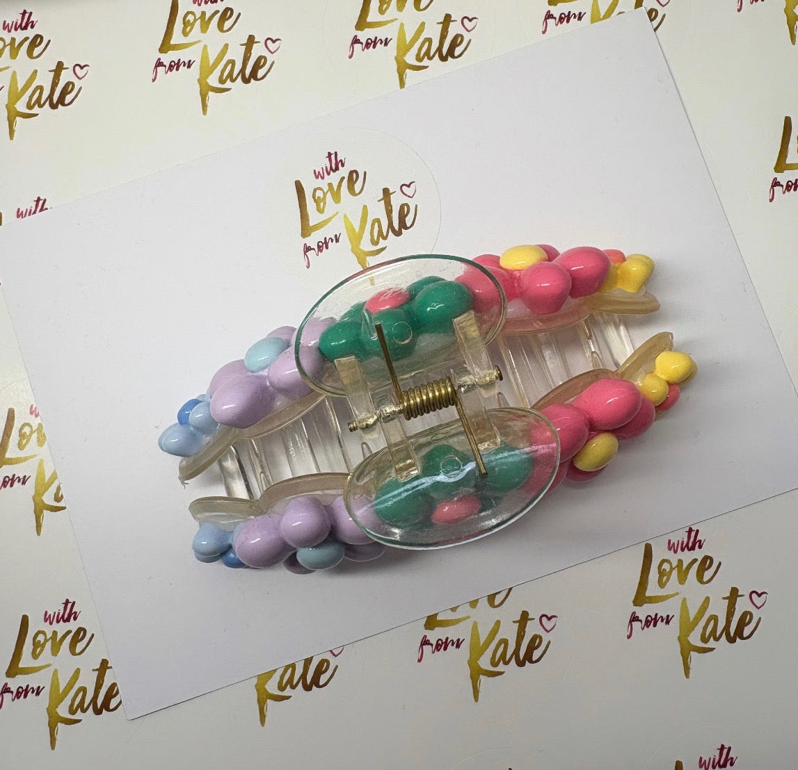 Flowers claw clip