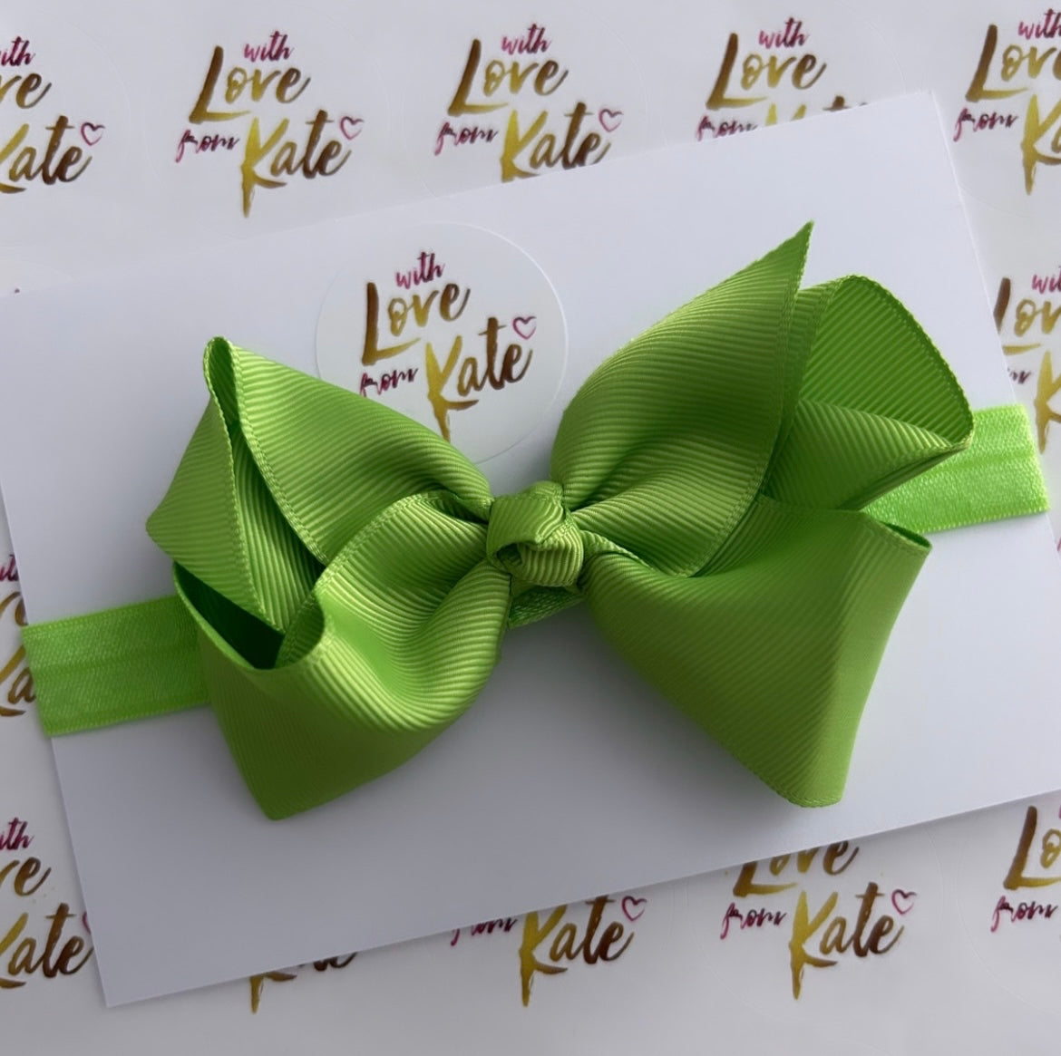 Lime Boutique bow baby headband