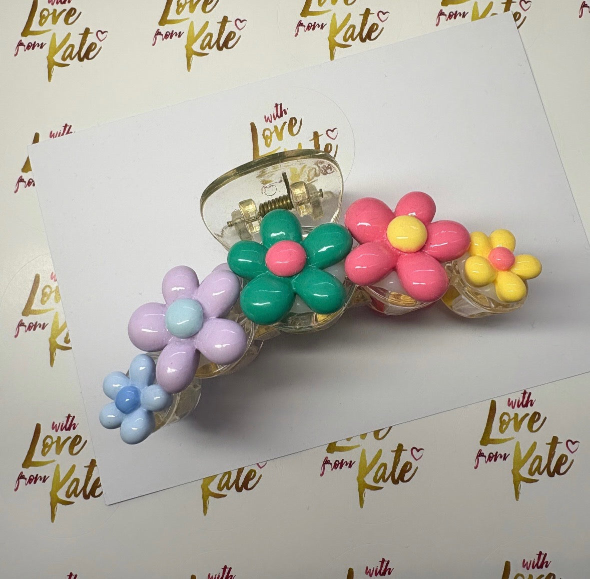 Flowers claw clip