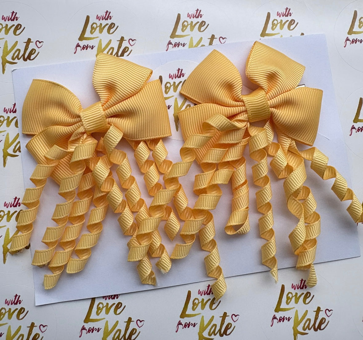 Buttermilk Korker tails bow