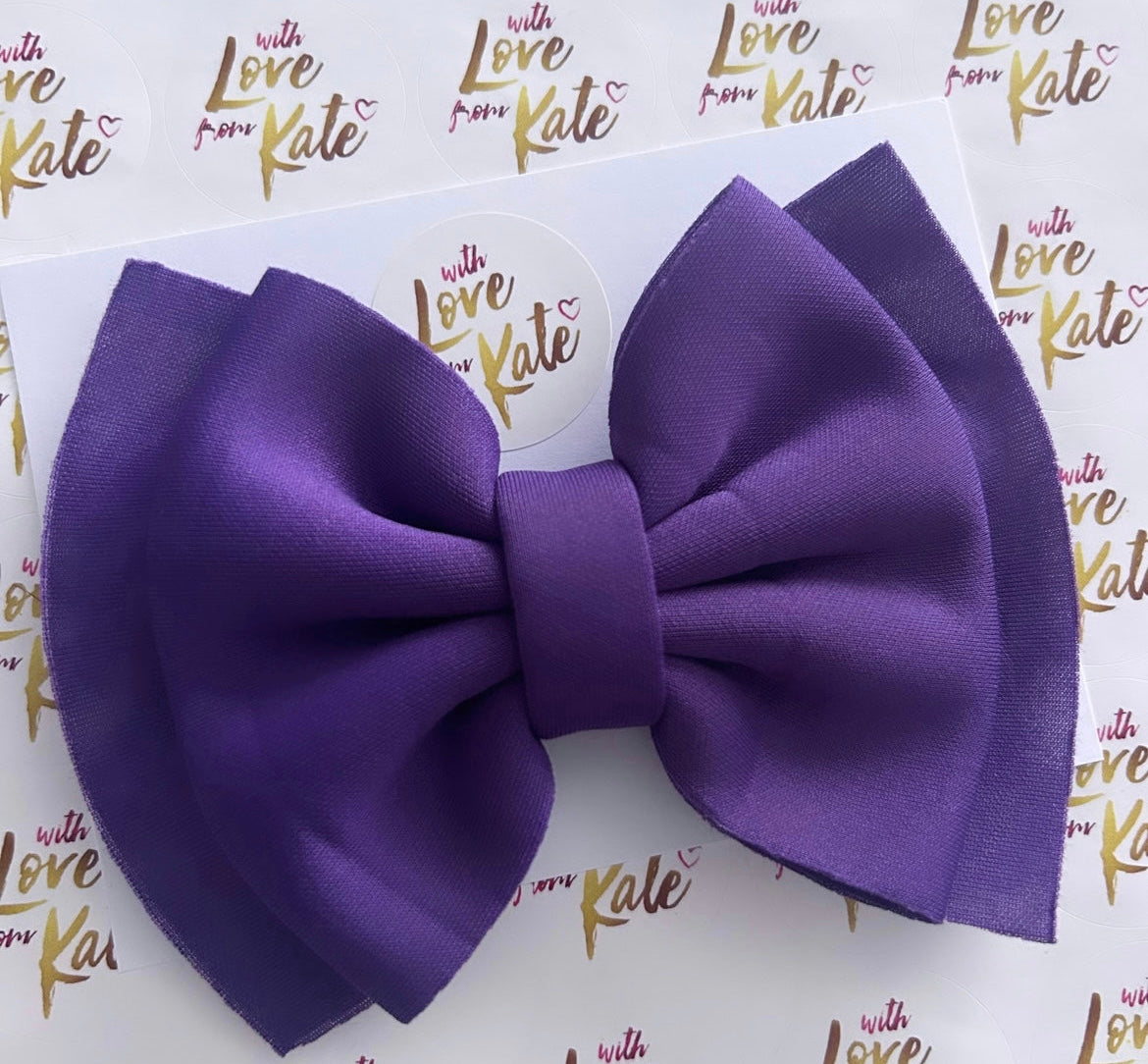 Purple XL Pillow bow
