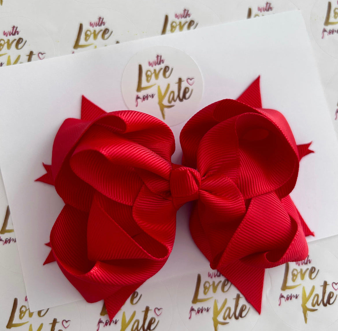 Double boutique stacked bow (11 colours)