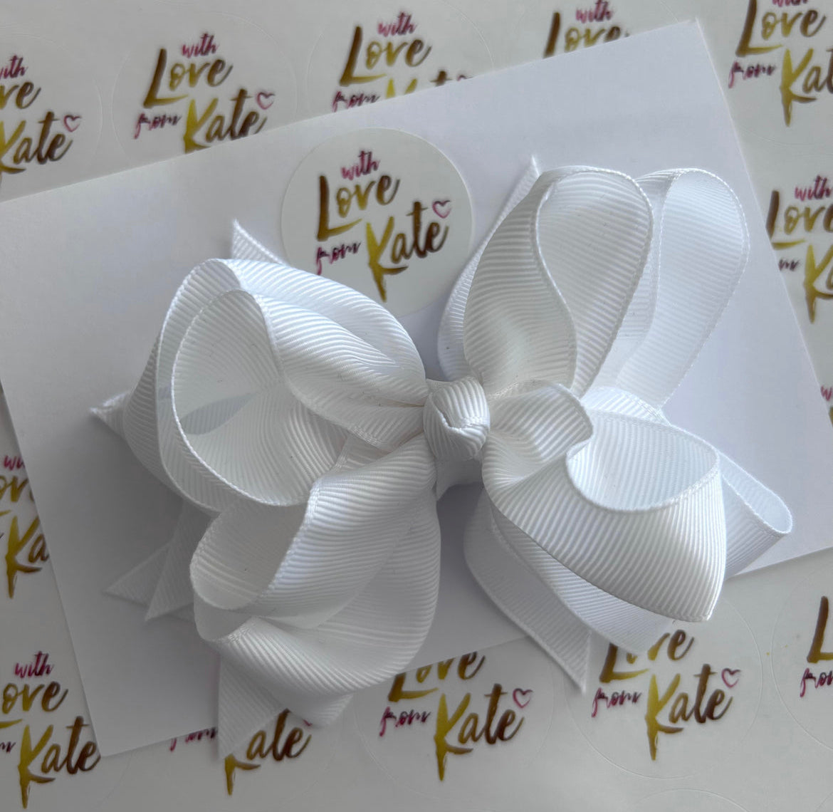 Double boutique stacked bow (11 colours)