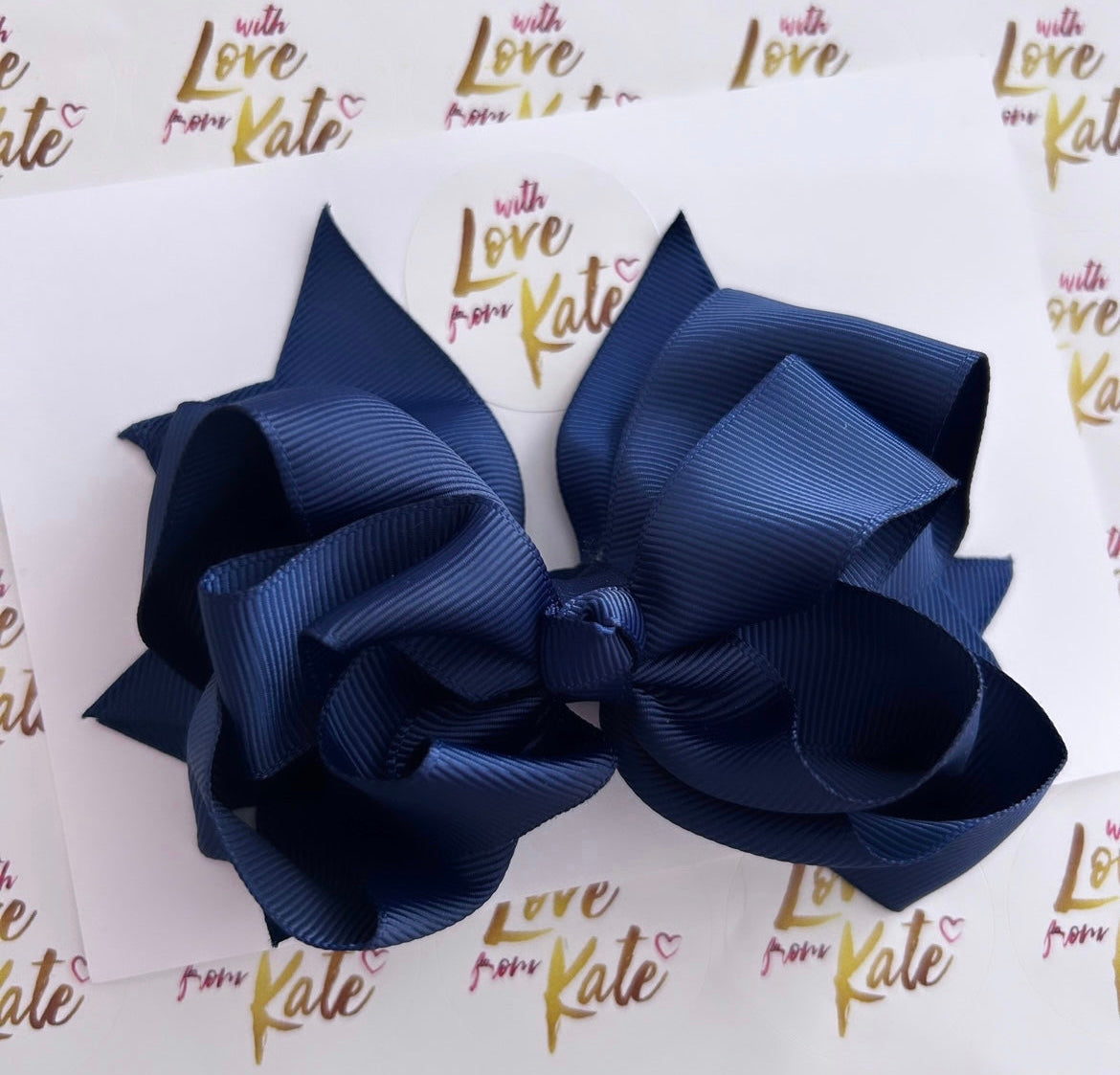 Double boutique stacked bow (11 colours)